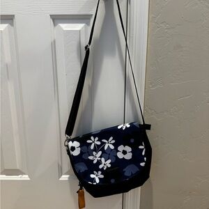 Floral Navy Crossbody Bag